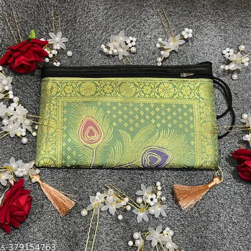 Handmade Embellished Wrist Bags for Women